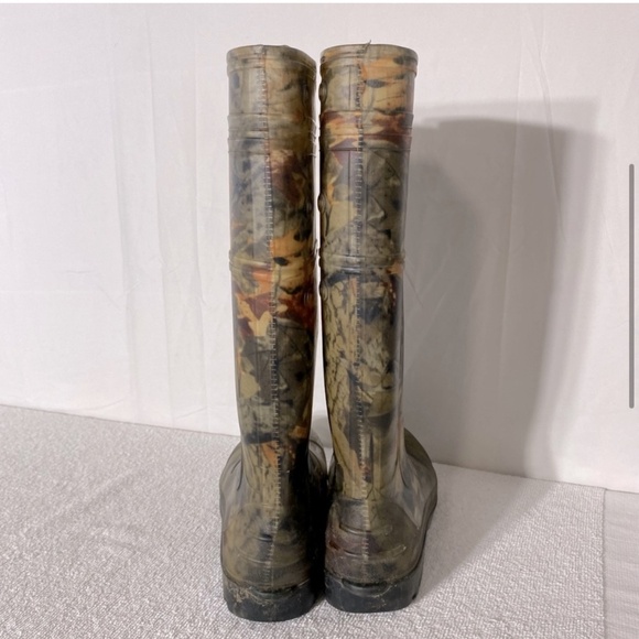 Men’s Woodlands Camo Rubber Boots Rain Boots 7 - Picture 5 of 15